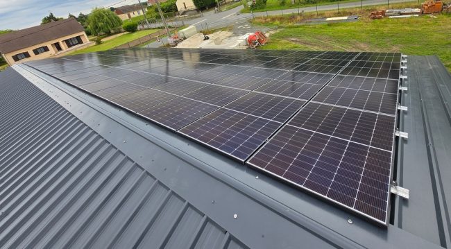 Panneaux solaires sur toiture